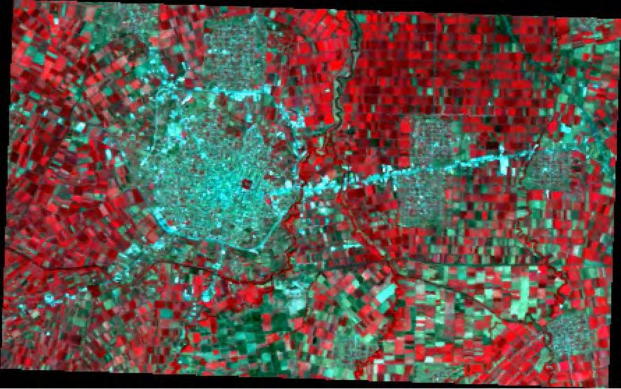ΚΕΦ. 6: ΕΦΑΡΜΟΓΗ ΤΟΥ ΜΟΝΤΕΛΟΥ CA-MARKOV Εικόνα 6.4: Δορυφορική Εικόνα Landsat, 2011 Πηγή: Ιδία επεξεργασία 6.