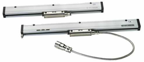 Hình 3.13 Hình dáng thật của thước quang điện chuyển động thẳng (optical scale) Nguyên lý đo kiểu quang điện như sau: Xét hệ thống đo quang điện chuyển động thẳng (hình 3.12).