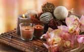 AROMATHERAPY MASSAGE Combining the senses of smell and touch, this aromatherapy massage incorporates essential oils to balance and