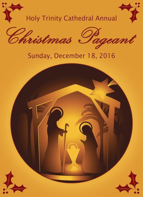 Wolf Youth Hymnology and Sunday Church School after Holy Communion Annual Christmas Pageant Practice Begins during Sunday Church School 12:00 pm ~ Kids' Café in Upstairs Common Area 12:00 pm ~