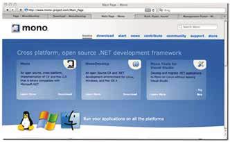 برای مطالعه زبان برنامه ویسی #C از الیه نرم افزاری.NET استفاده می کند و مایکروسافت.