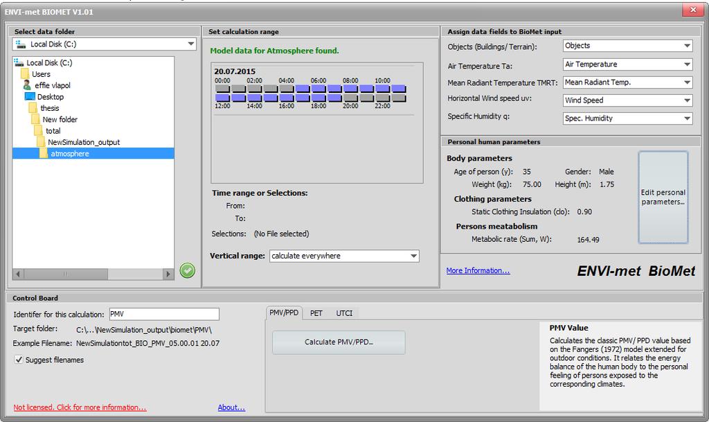 Εικόνα 2.12. ENVI-met, BIOMET V1.01 [πηγή: http://www.envi-met.