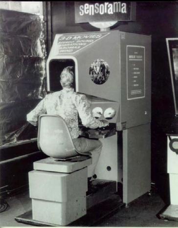 Εικόνα 1: Sensorama Το 1963 ο Ivan Sutherland στη διδακτορική του εργασία δημιούργησε το SKETCHPAD το οποίο αναφέρεται σε stereo HMD και στην ανίχνευση κίνησης.