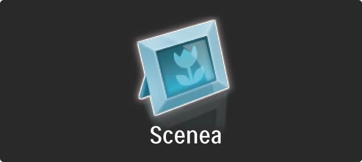 3.7 Scenea Scenea-funktsioon võimaldab fotosid taustapildina teleri ekraanile kuvada. Võite kasutada mis tahes fotosid oma pildikogust.