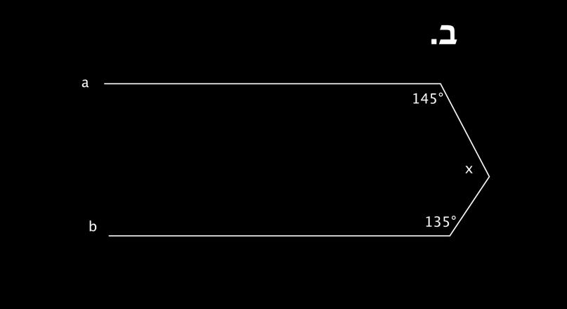 בציור נתון: = 110 0 +x.3y הוכח: a b.a x ו- y מצא את b.