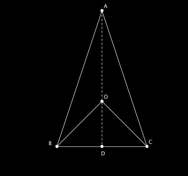 השלם את הרשום )1 DC = BC = המשולש ABC הוא שווה שוקיים =AC( O.