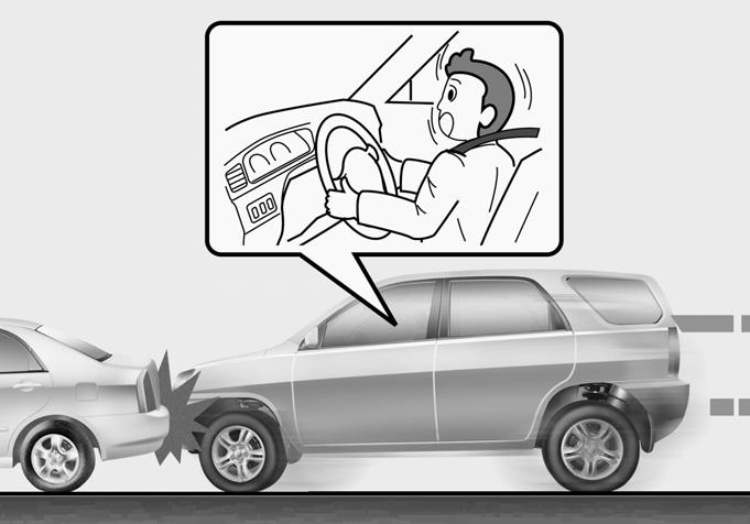TUTVUMINE OMA AUTOGA Turvapatjade mittetäitumise tingimused Kokkupõrgetes, mille puhul sõitjate kaitsmiseks piisab turvavöödest, turvapadjad