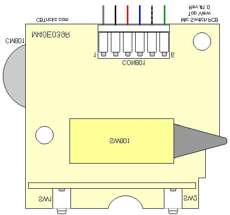 SS4900 MIC PCB Component Layout Top and Bottom REF.