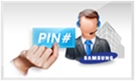 כאשר מופיע מסך ה- PIN, ספק את מספר ה- PIN לסוכן. הסוכן מקבל גישה לטלוויזיה שלך.