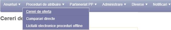 Proceduri de atribuire 99 limita de depunere oferta erau inscrisi in achizitie si aveau oferta de pret depusa. Etapa se inchide cand autoritatea contractanta finalizeaza evaluarea. 4.