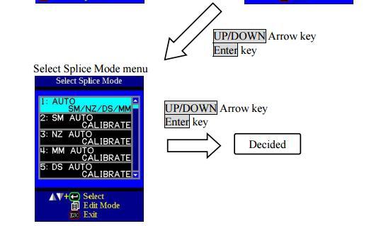 chọn Select Splice Mode.