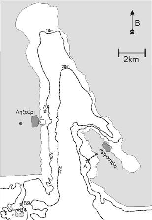 9 th Symposium on Oceanography & Fisheries, 2009 - Proceedings, Volume Ι αγκυροβόλια (Ruiz & Romero, 2003).