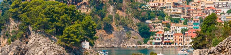 Πρωτεύουσα των Παξών είναι ο γραφικός Γάιος, ο οποίος προστατεύεται φυσικά από δύο νησάκια, την Παναγιά και τον Άγιο Νικόλαο. Χρόνος ελεύθερος για μπάνιο, επιστροφή στην Κέρκυρα.