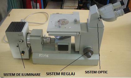 Sistemul optic Sistemul optic cuprinde obiectivul şi ocularul.