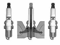 NGK SPARK PLUG INFORMATION CHART TERMINAL NUT INSULATOR Construction of Spark Plugs CORRUGATIONS Thread Size Hexagon Size A 18mm 25.4mm B 14mm 20.8mm C 10mm 16.0mm D 12mm 18.0mm E 8mm 13.