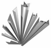 για τελειώματα των Πάνελ Slat Πλήρης σειρά α π ό πηχάκια αλουμινίου, που χρησιμ ο π οιούνται για τελειώματα στις κατασκευές των Πάνελ Slat. L 2 1,8 1,5 Π αλουμινίου 1,5x2x1,5cm.