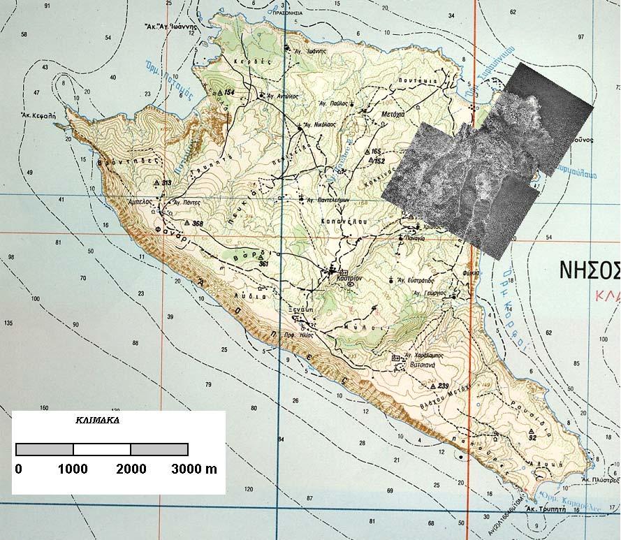 ΠΑΡΑΡΤΗΜΑ ΙI 99 ενώνονται οι δρόµοι του χάρτη και οι ακτογραµµές µε τα αντίστοιχα σηµεία στο φωτοµωσαϊκό έγινε µία επιτυχής ένωση, όπως φαίνεται στο σχήµα 1.