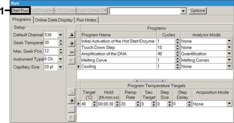 μακροεντολές) επιλέξτε το υπομενού RUN TEMPLATES (Πρότυπα εκτέλεσης) και αποθηκεύστε τα δεδομένα κάτω από ένα κατάλληλο όνομα.