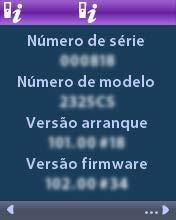 Instruções de Utilização do Controlo Remoto do Médico Informações do sistema O menu System Info (Informações do Sistema) permite-lhe visualizar informações relativas ao RC ou ao estimulador.