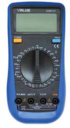 Κουμπί μηδενισμού μετρήσεων DCA. Αυτόματος και χειροκίνητος καθορισμός εύρους μετρήσεων, αυτόματη απενεργοποίηση. Σε συμφωνία με την νόρμα IEC1010 CAT.III 600V.