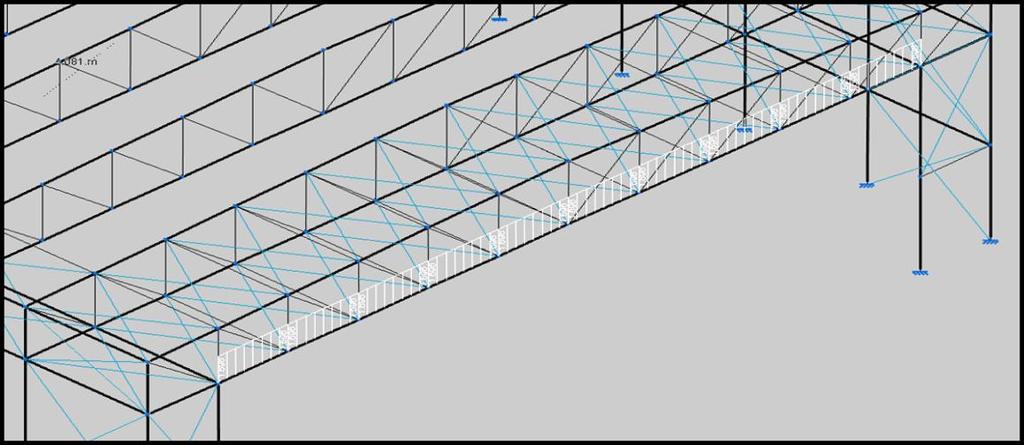 DSEÑO Y CÁLCULO DE LA ESTRUCTURA DE UN HANGAR PAR AVONES 4.4.3 ntroducción de cargas En este apartado se introducen las cargas que no han sido generadas por el Generador de Pórticos.