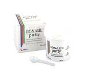 01900 BONASIL Putty 1 x Βάζο των 900ml (ca. 1.600 g) 20.01.02140 BONASIL Light 1 x Σωληνάριο των 140ml (ca. 160 g) 20.01.04060 BONASIL Activator Paste Universal 1 x Σωληνάριο των 60ml 18,30 9,90 8,20 BONASIL Putty 900 ml Παχύρευστο αποτυπωτικό υλικό συµπύκνωσης για υψηλής ακρίβειας αποτυπώµατα.