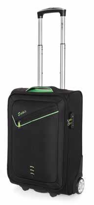 size suitcase soft shell 2 wheels 61 x 40 x 27/32 cm.