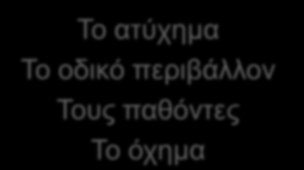 Εξετάζονται χαρακτηριστικά σχετικά με: Την