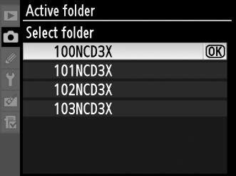 Select Folder (Επιλογή φακέλου) 1 Επιλέξτε το στοιχείο [Select folder] (Επιλογή φακέλου). Επισημάνετε το στοιχείο [Select folder] (Επιλογή φακέλου) και πιέστε το 2. 2 Επισημάνετε ένα φάκελο.