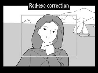 Red-Eye Correction (Διόρθωση του κοκκινίσματος των ματιών) Η επιλογή αυτή χρησιμοποιείται για τη διόρθωση του «κοκκινίσματος των ματιών» που δημιουργείται από το φλας και είναι διαθέσιμη μόνο για