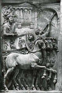 Unlike Roman emperors who entered triumphantly riding a chariot drawn by war horses, Jesus enters Jerusalem riding a donkey a sign of humility.