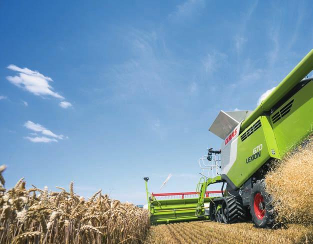Στο χωράφι Θεριζοαλωνιστική Claas Lexion 670: Σέβεται τον κόπο του παραγωγού Πριν ακόµα φτάσει στο τύµπανο αλωνισµού, η σοδειά είναι σχεδόν έτοιµη για τον έµπορο.