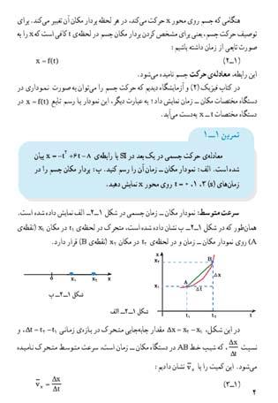 تمرین 1 1 حل: الف( با توجه به معادله حرکت جسم جدول زیر را کامل می کنیم. t(s) 0 1 3 8 3 0 1 با توجه به مقادیر به دست آمده در جدول نمودار مکان زمان جسم در شکل 4 رسم شده است.