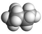 242 Fig. 53. Model Stuart- Briegleb al moleculei de ciclohexan (forma scaun) privită lateral şi axial.