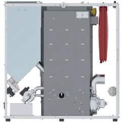 Profondeur minimale afin de réduire l encombrement et l appuyer contre le mur Platzsparend durch geringste Tiefe und Wand nahe Platzierung.