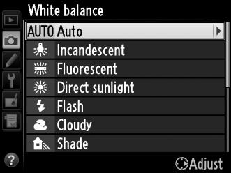 Βελτιστοποίηση Ισορροπίας Λευκού r Η ισορροπία λευκού μπορεί να «βελτιστοποιηθεί» για να αντισταθμιστούν οι διακυμάνσεις του χρώματος της πηγής φωτός ή για να εφαρμοστεί στην φωτογραφία μια