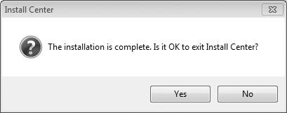 4 Πραγματοποιήστε έξοδο από το πρόγραμμα εγκατάστασης. Κάντε κλικ στο Yes (Ναι) (για Windows) ή στο OK (για Mac OS) μόλις ολοκληρωθεί η εγκατάσταση.