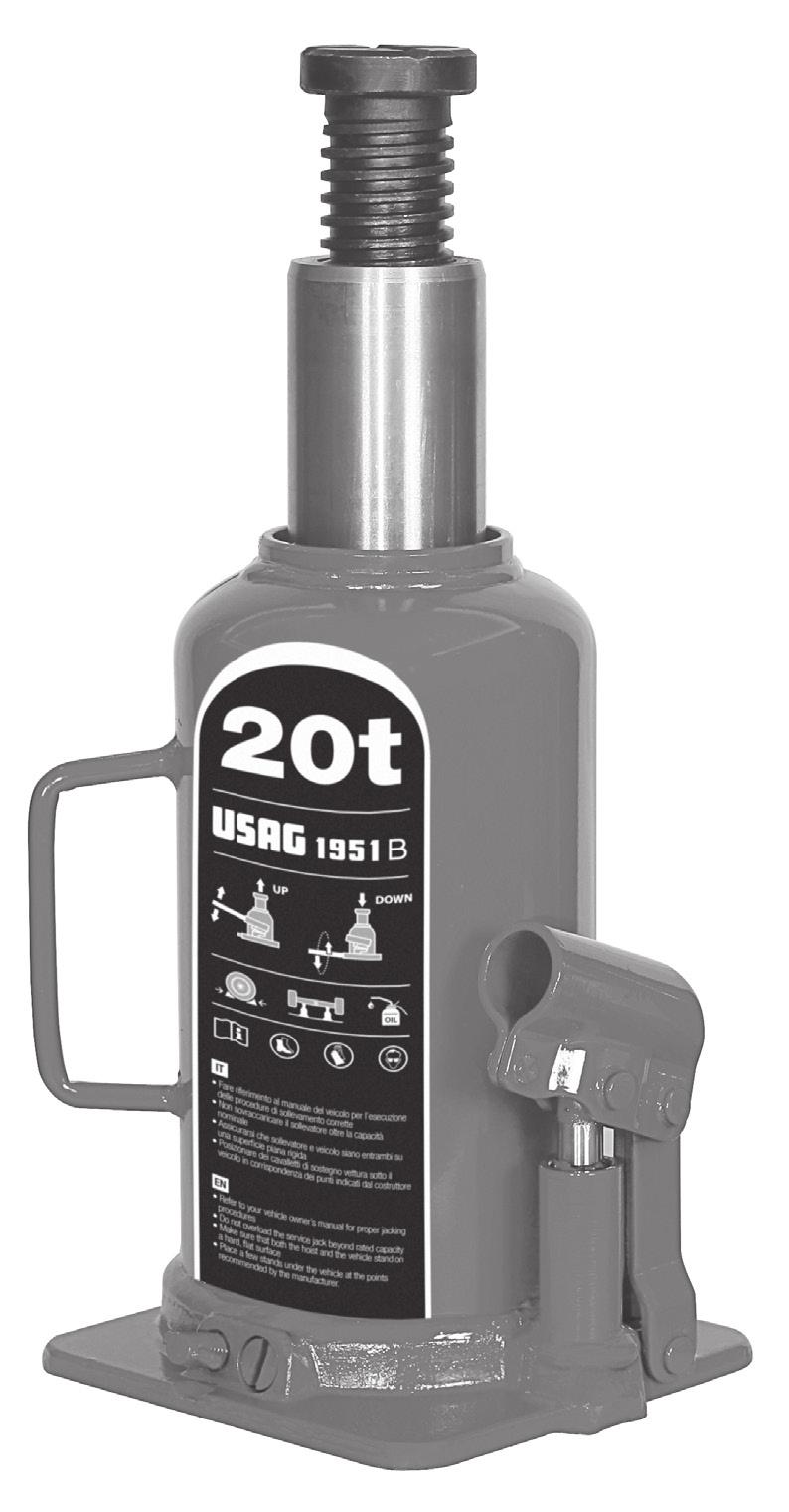 1951 B SOLLEVATORE A BOTTIGLIA 2t, 5t, 12t, 20t 2t, 5t, 12t, 20t BOTTLE JACKS CRICS BOUTEILLES 2t, 5t, 12t, 20t STEMPELWAGENHEBER 2t, 5t, 12t, 20t FRESKRIKKEN 2t, 5t, 12t, 20t GATO DE BOTELLA 2t, 5t,