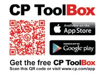 SPECIALTY TOOLS Notes Browse the complete CP product range in just a few taps.