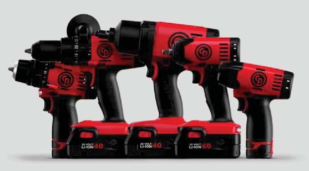 POWER & TORQUE If you are used to air tools, you will be impressed with the CP cordless performance. A custom-designed motor and durable gearbox deliver the power and torque you need.