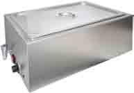 Bain Marie FRE 200.207 Κατάλληλο για GN 1/1 βάθους 200mm Ανοξείδωτη κατασκευή Με βρυσάκι εξαγωγής FRE 200.