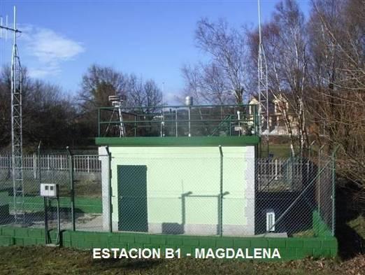 As estacións pertencente á rede da UPT Endesa As Pontes onde se realizaron as campañas foron as seguintes: Estación Magdalena (B-1) Louseiras (B-2)