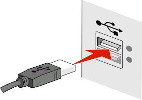 Γιατί χρειάζομαι καλώδιο εγκατάστασης; Όταν εγκαθιστάτε τον εκτυπωτή στο ασύρματο δίκτυο, θα χρειαστεί να συνδέσετε προσωρινά τον εκτυπωτή σε υπολογιστή χρησιμοποιώντας το καλώδιο εγκατάστασης.