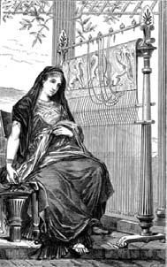 Στην αρχαία Ελλάδα, ο αργαλειός ήταν όρθιος: οι γυναίκες ύφαιναν περπατώντας από τη μια άκρη στην άλλη.