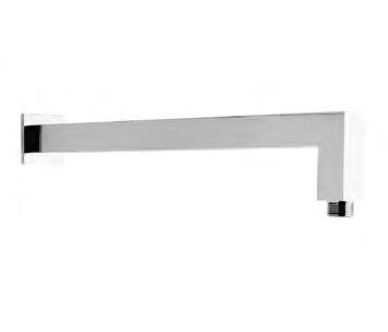 35 EN_ Brass shower arm square, 25x25 mm, length cm.35 FR_ Bras de douche carre, 25X25 mm, longueur cm.