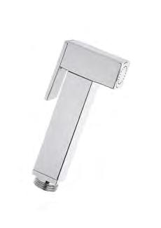 SHUT-OFF KITS 21140 Nizza IT_ Doccia in ottone, flessibile cm.120, supporto in ABS. Finiture disponibili: cromo EN_ Brass shut-off hand shower, brass flexible hose cm.