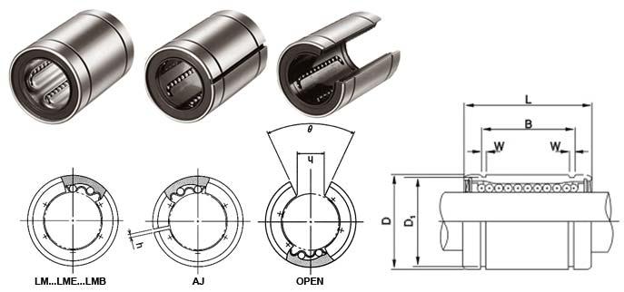 Linear bearing-lm Bearing No.