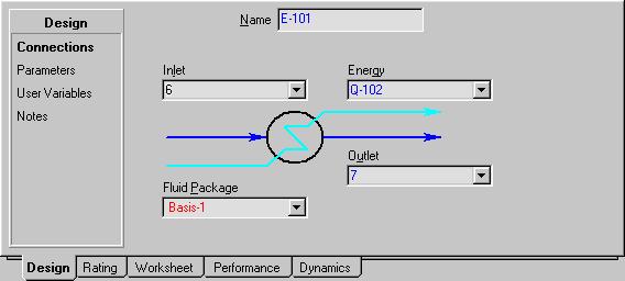 Design Tab Cooler Heater Connections Ρεφμα μάηασ ειςόδου (Inlet Material