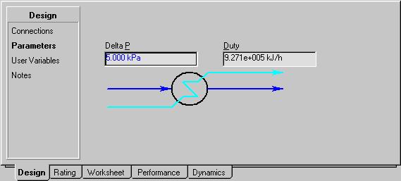 Design Tab Cooler Heater Parameters Πτώςθ πίεςθσ (Pressure Drop) Ενεργειακό