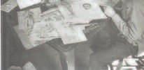 Σ ΙΧΝΗ ΣΕ ΧΑΡΤΙ ΜΕ ΜΟΛΥΒΙ ΜΕΛΑΝΙ, ΚΑΡΒΟΥΝΟ 1947 1961 Ὁ γλύπτης Θόδωρος ἀφιερώνει